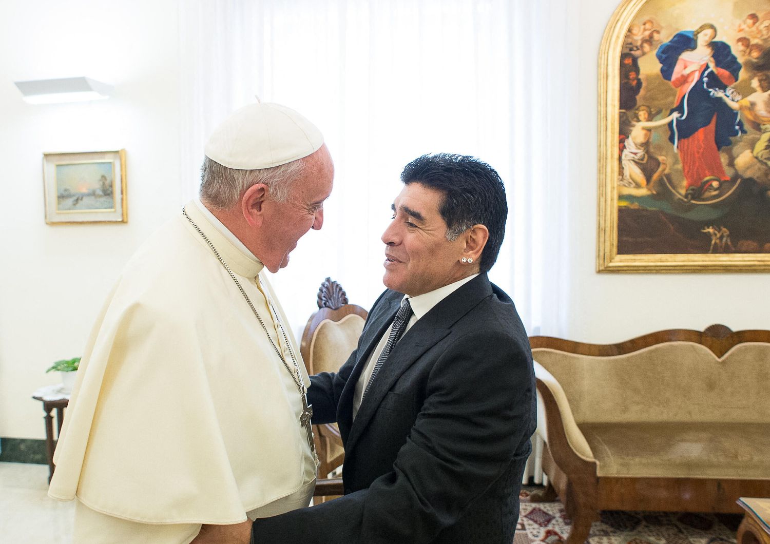 Papa Francesco e Maradona