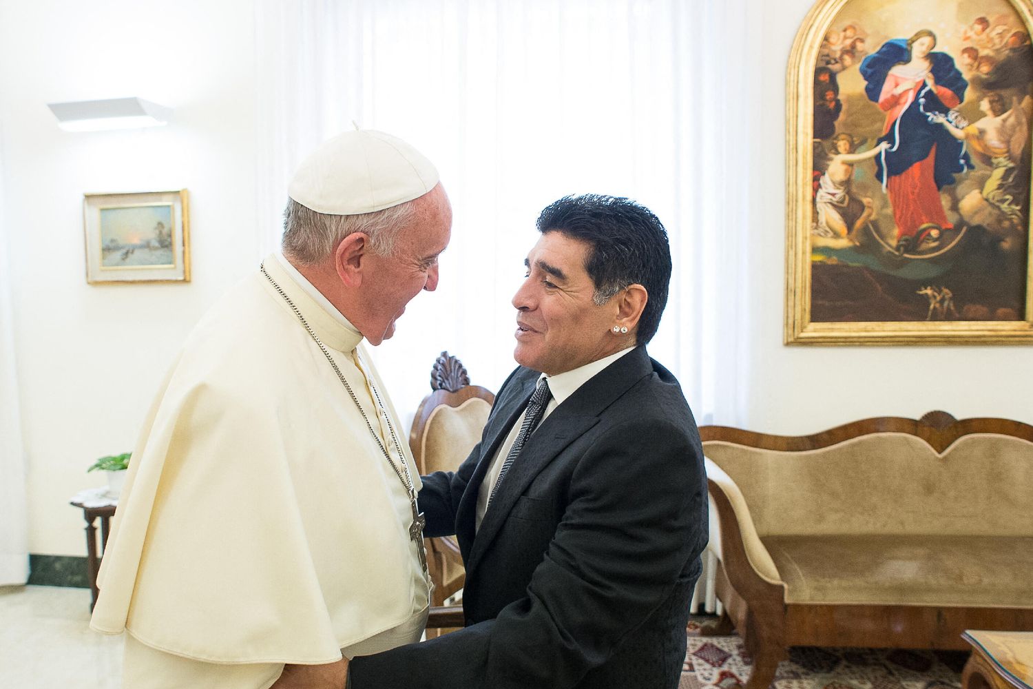 Papa Francesco e Maradona