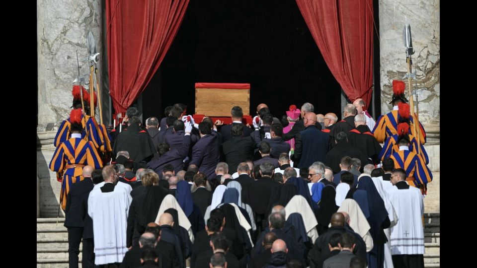 Traslazione della salma di Papa Francesco