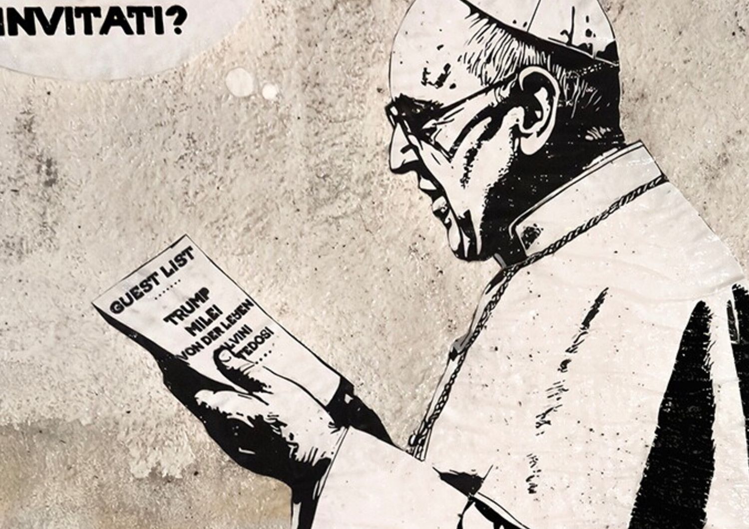 gli-invitati-laika-opera-papa-francesco
