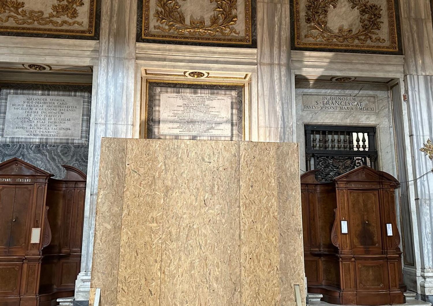 papa francesco santa maria maggiore lavori per preparare tomba