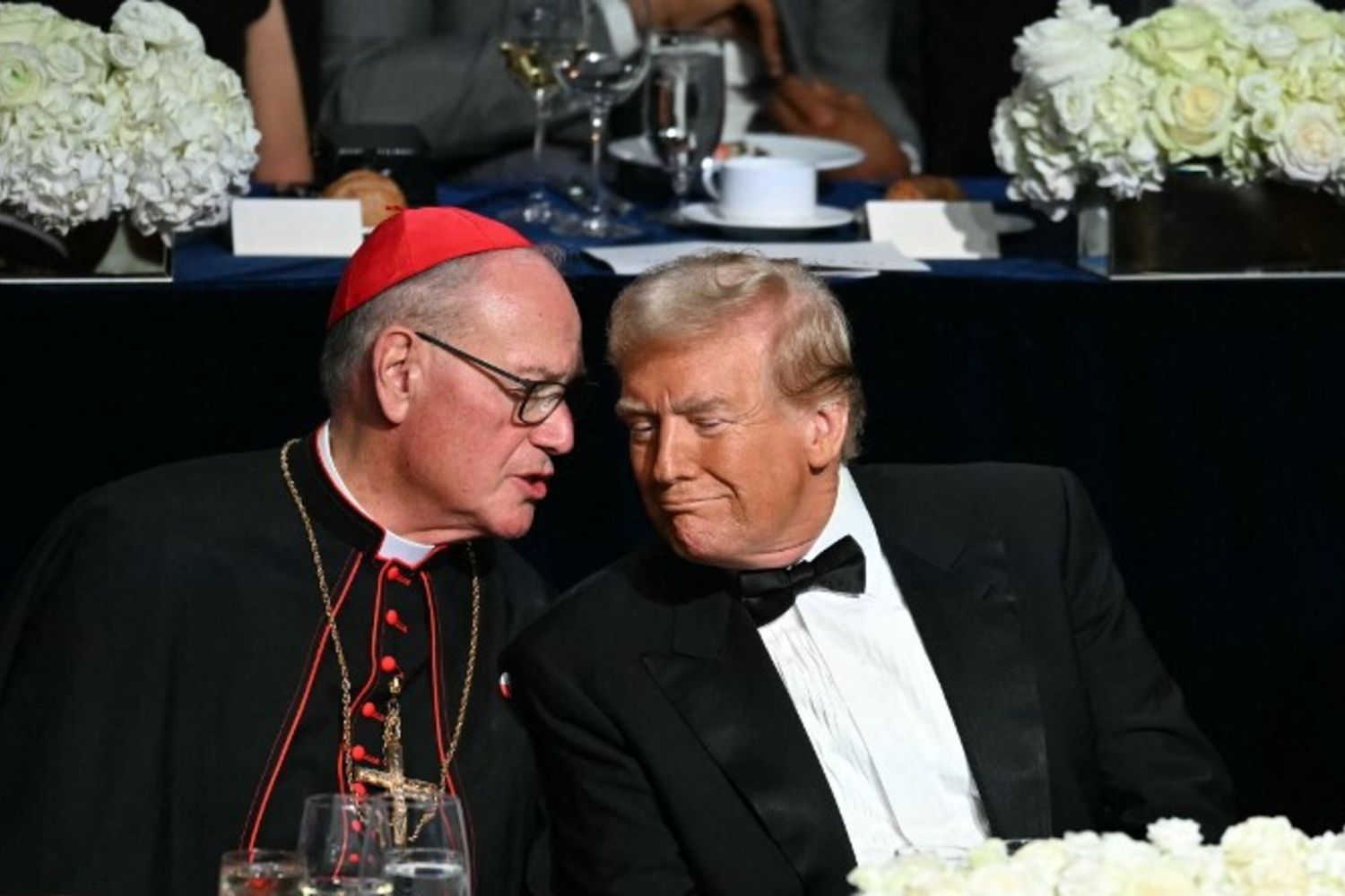 Cardinale Timothy M. Dolan e Donald Trump