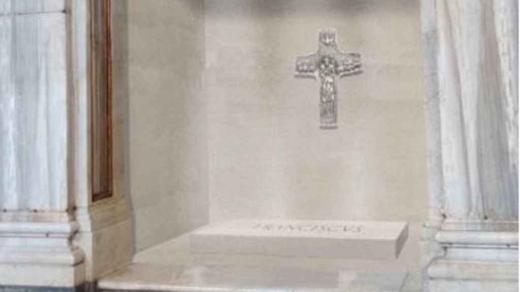 Progetto della tomba di Papa Francesco