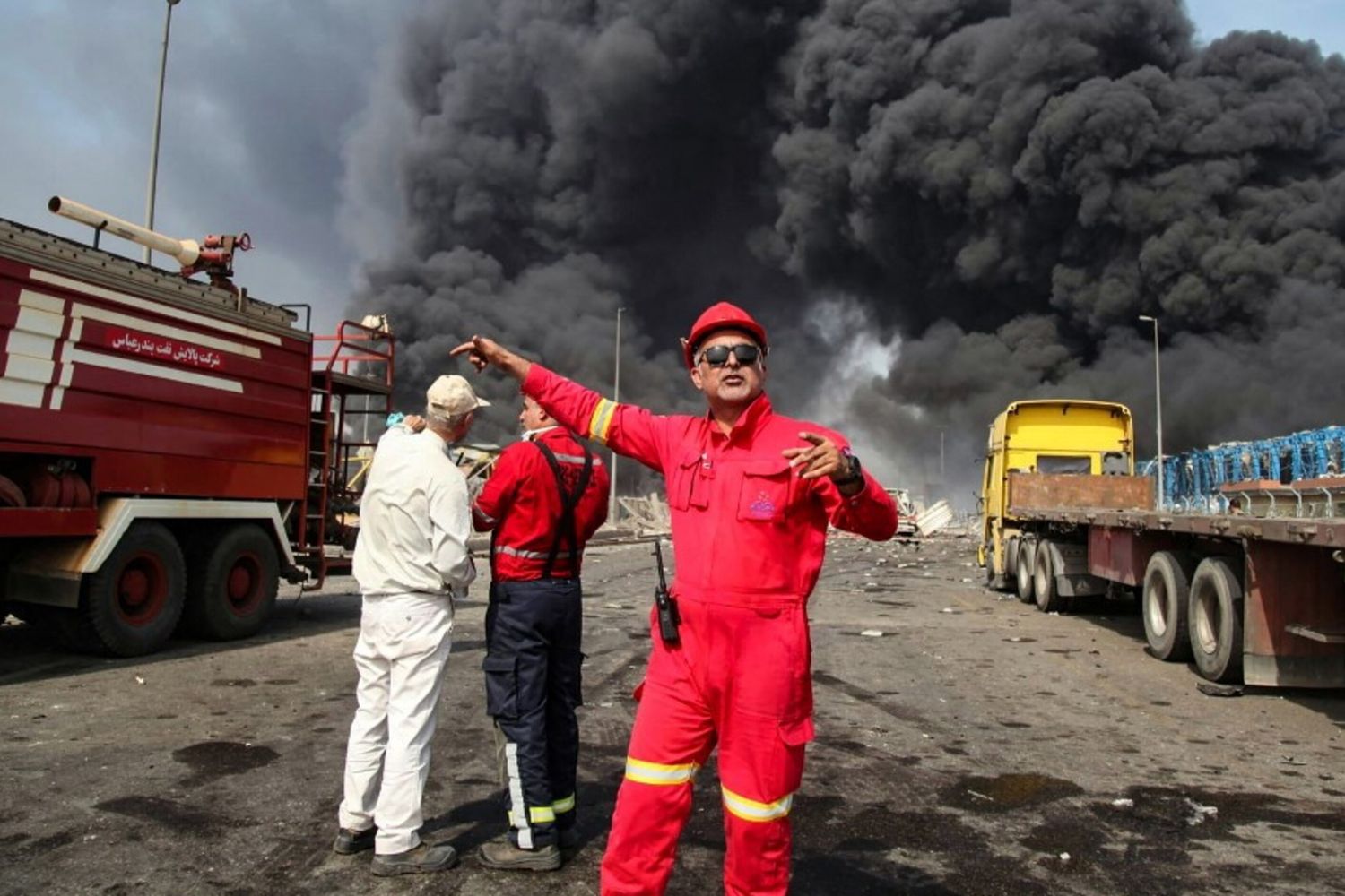 Esplosione al porto Shahid Rajaee di Bandar Abbas