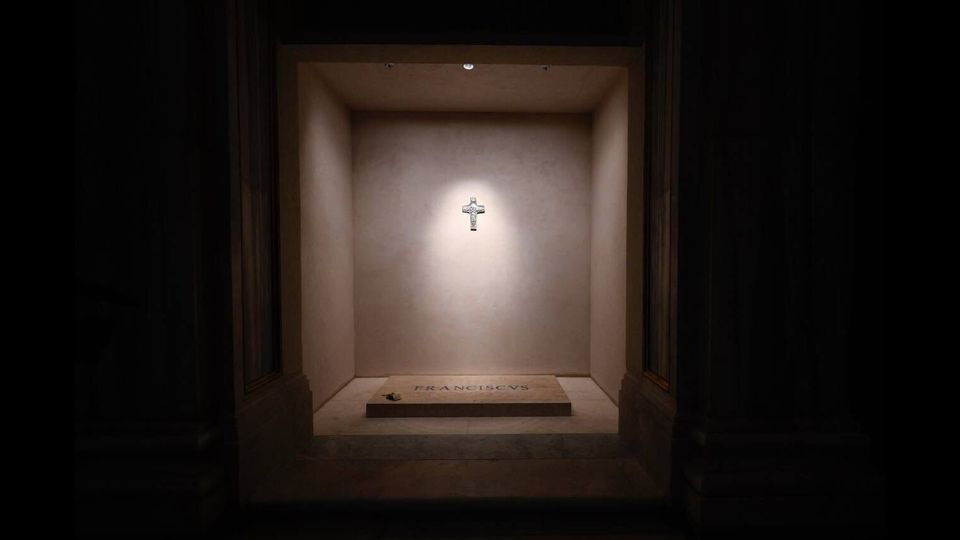 La tomba di Papa Francesco