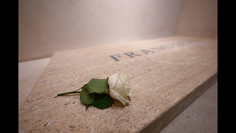 La tomba di Papa Francesco