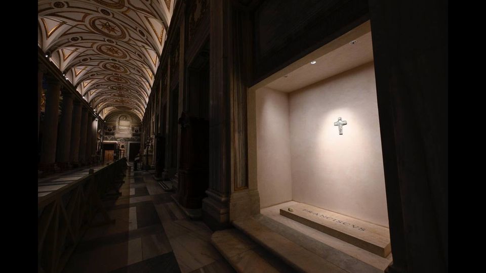 La tomba di Papa Francesco