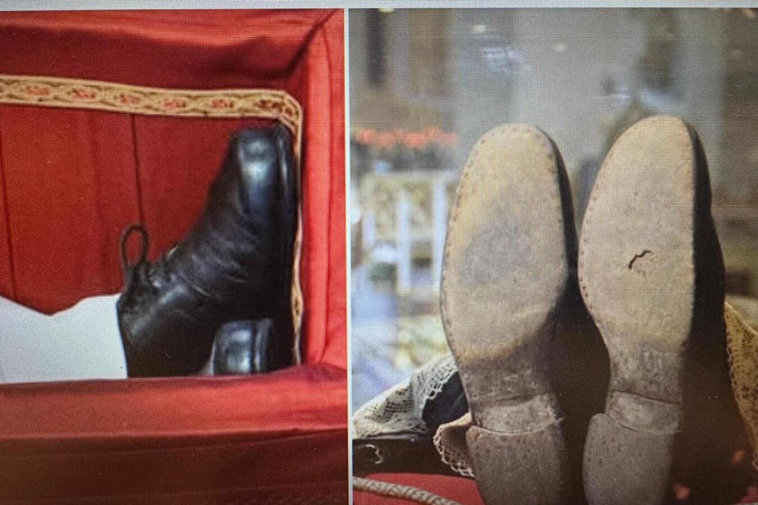 Le scarpe consumate di Papa Francesco come quelle di Don Orione