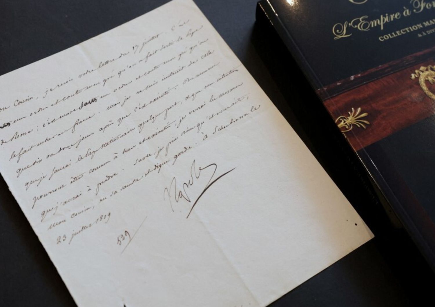 Napoleone lettera asta