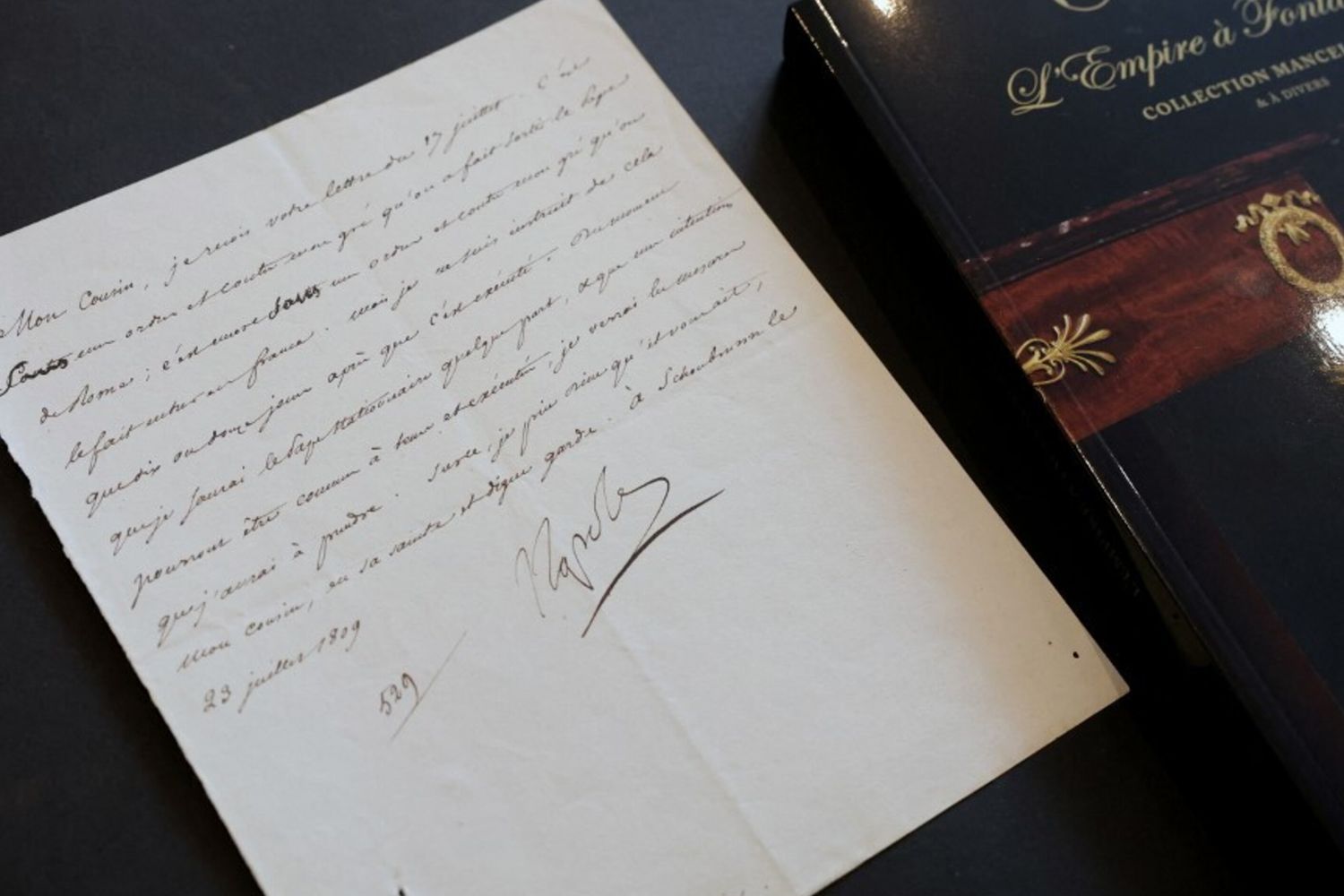 Napoleone lettera asta