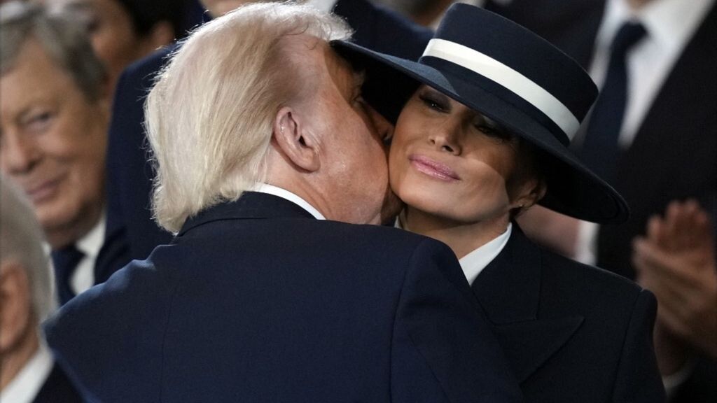 I baci memorabili di Melania Trump