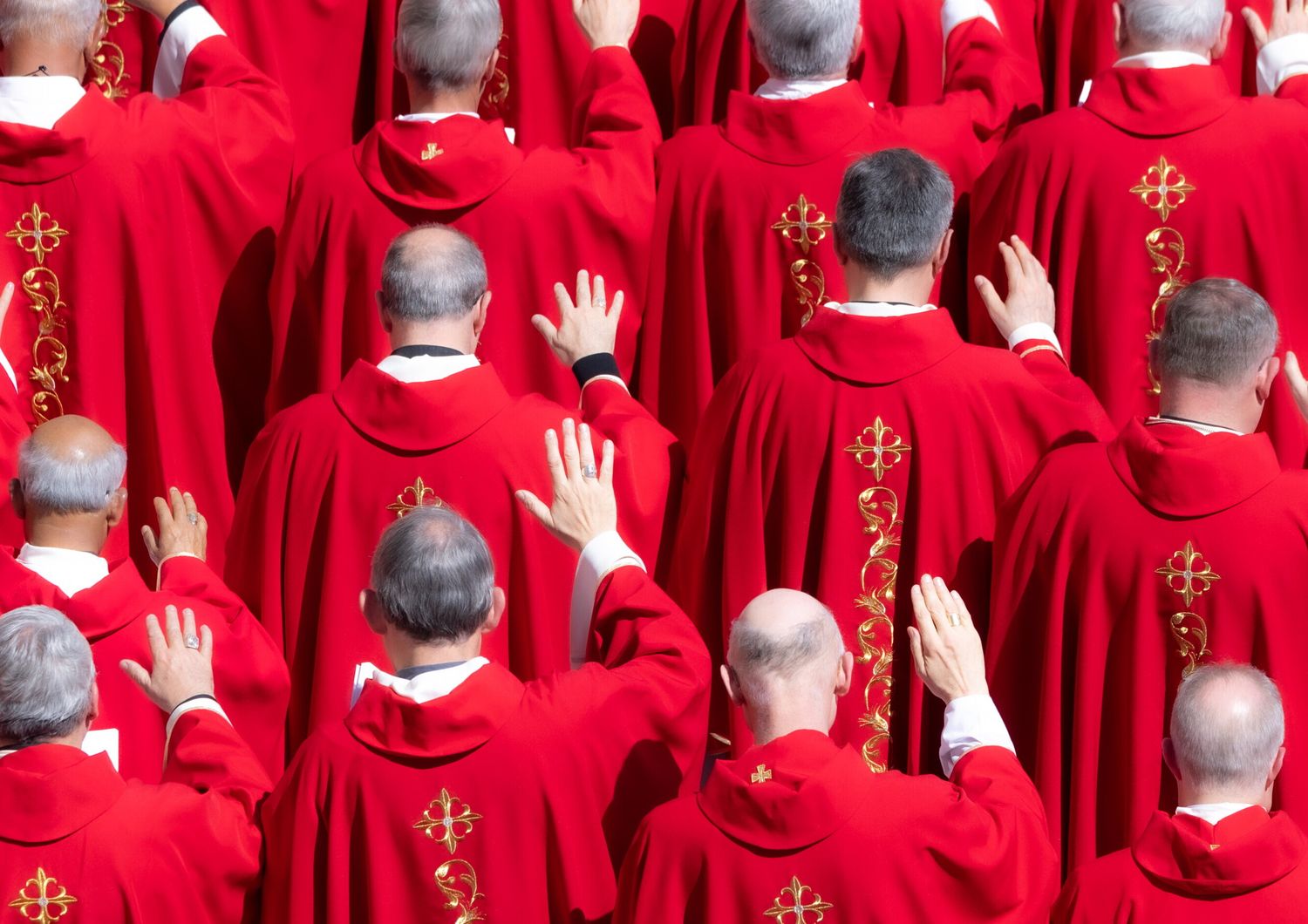 I cardinali ai funerali di Papa Francesco