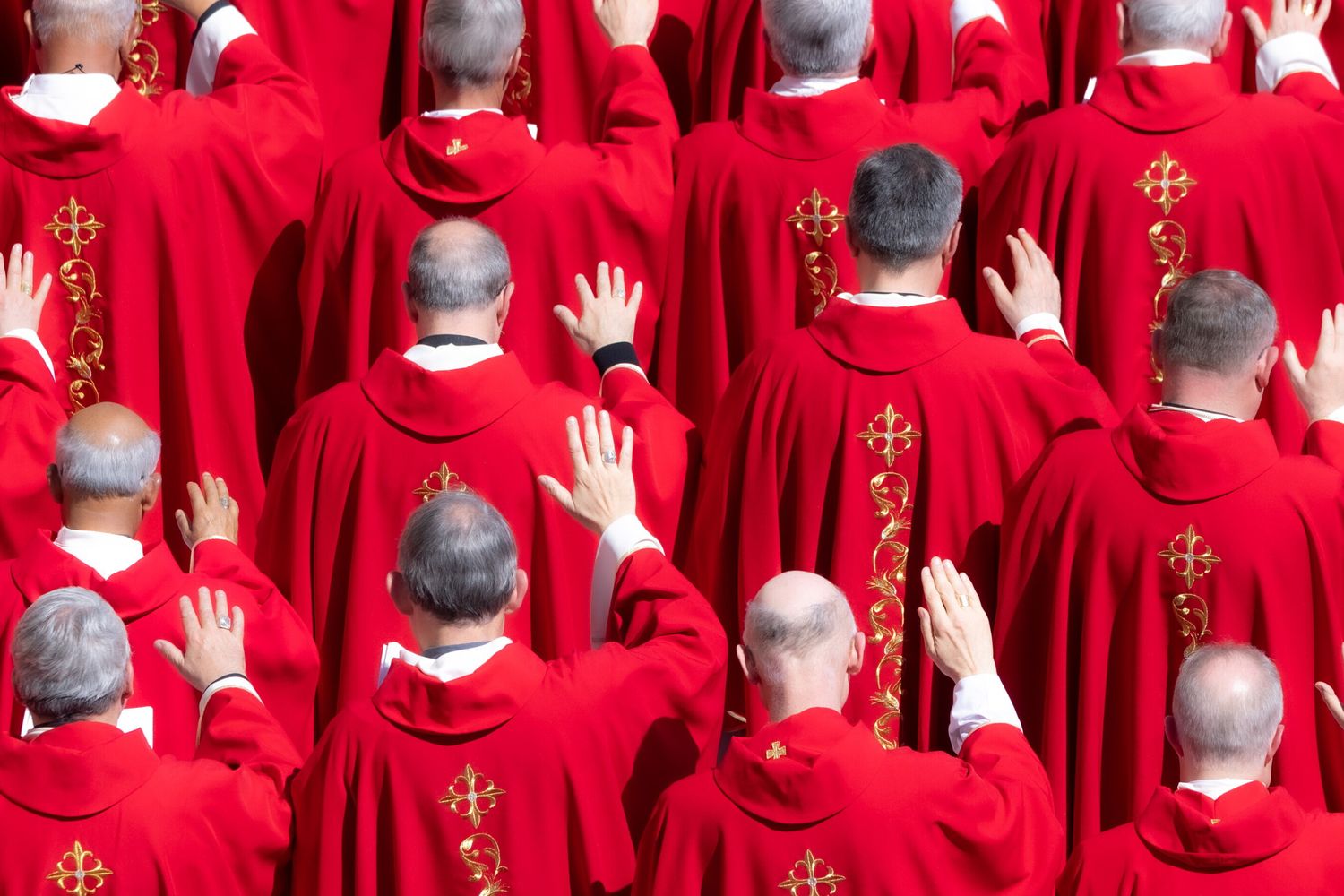 I cardinali ai funerali di Papa Francesco