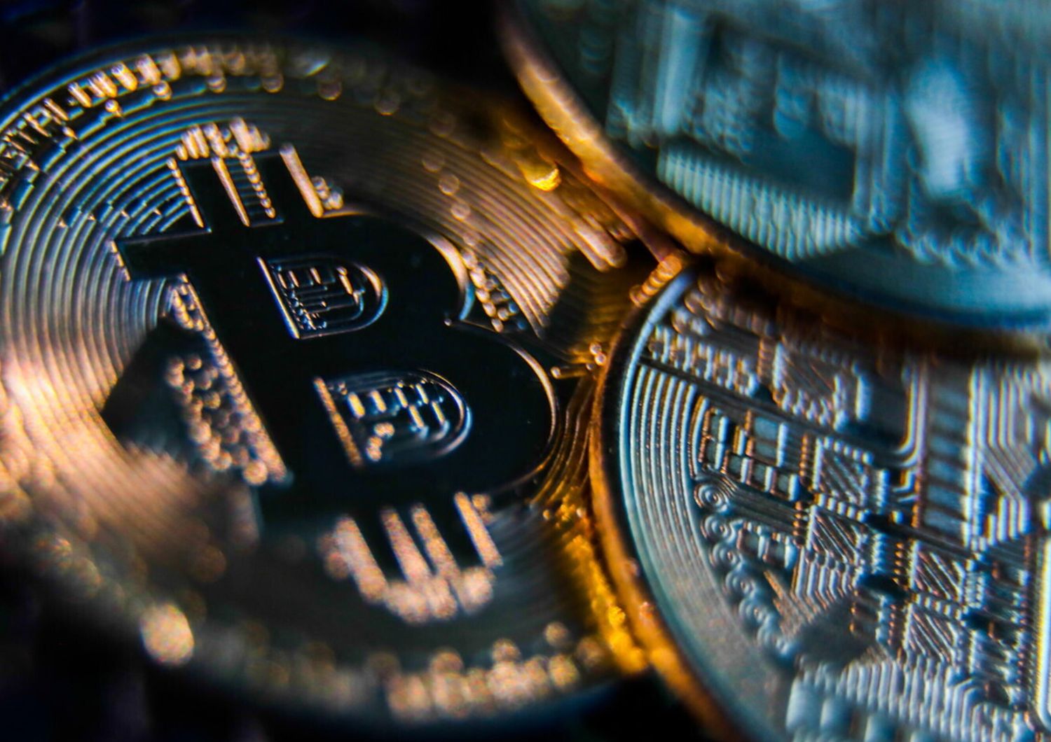 Rappresentazione della criptovaluta Bitcoin&nbsp;