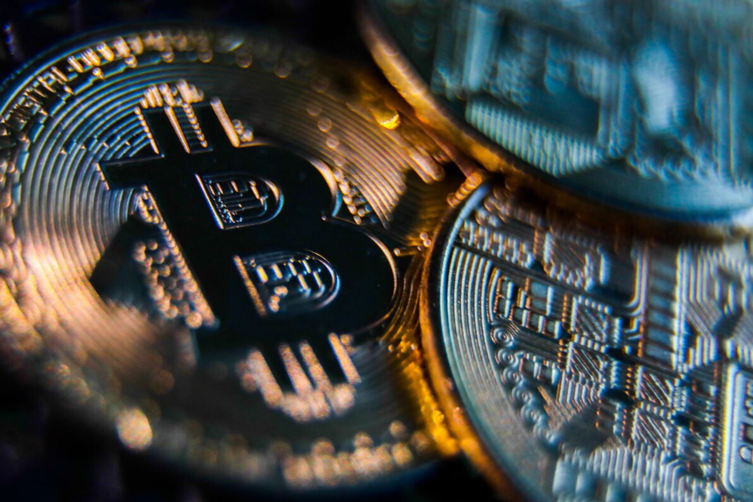 Rappresentazione della criptovaluta Bitcoin&nbsp;