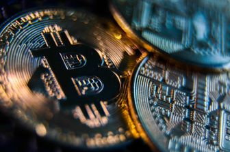 Rappresentazione della criptovaluta Bitcoin&nbsp;