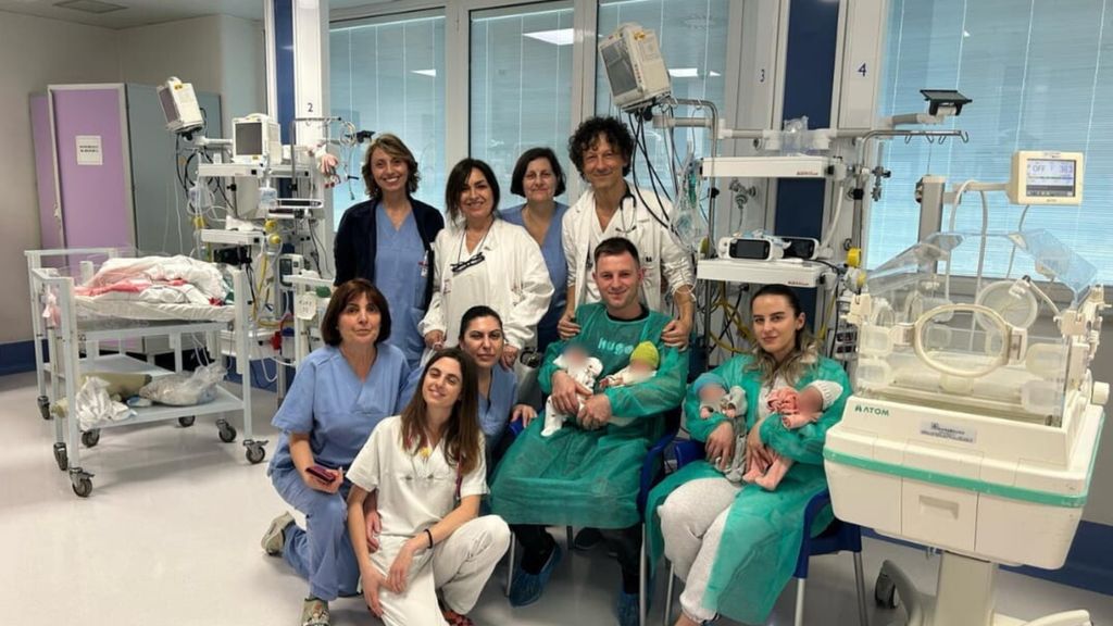 Nati quattro gemelli, il parto eccezionale al San Camillo