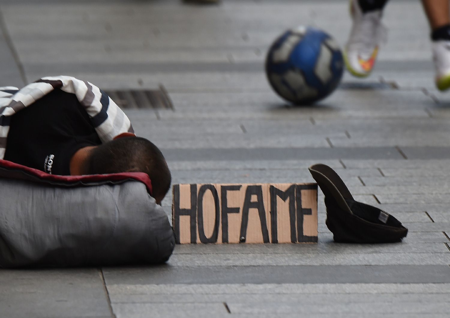 Povertà, poveri, senzatetto (Afp)