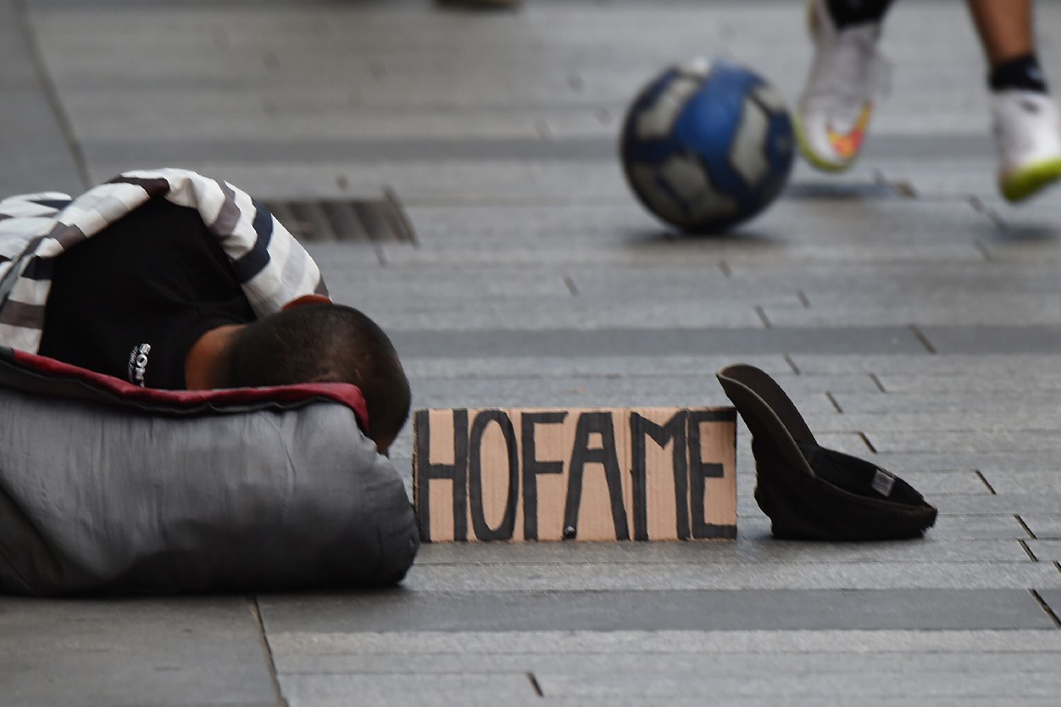 Povertà, poveri, senzatetto (Afp)