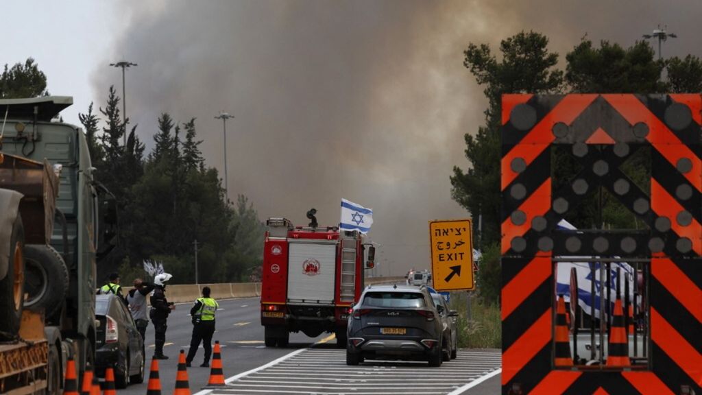 Incendio vicino Gerusalemme