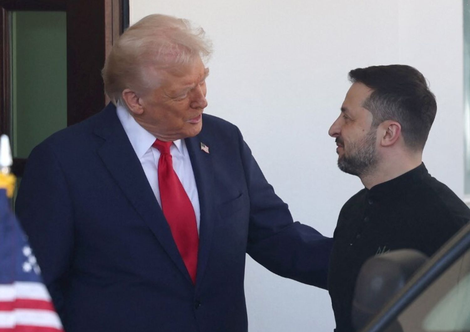 Donald Trump e Volodymyr Zelensky