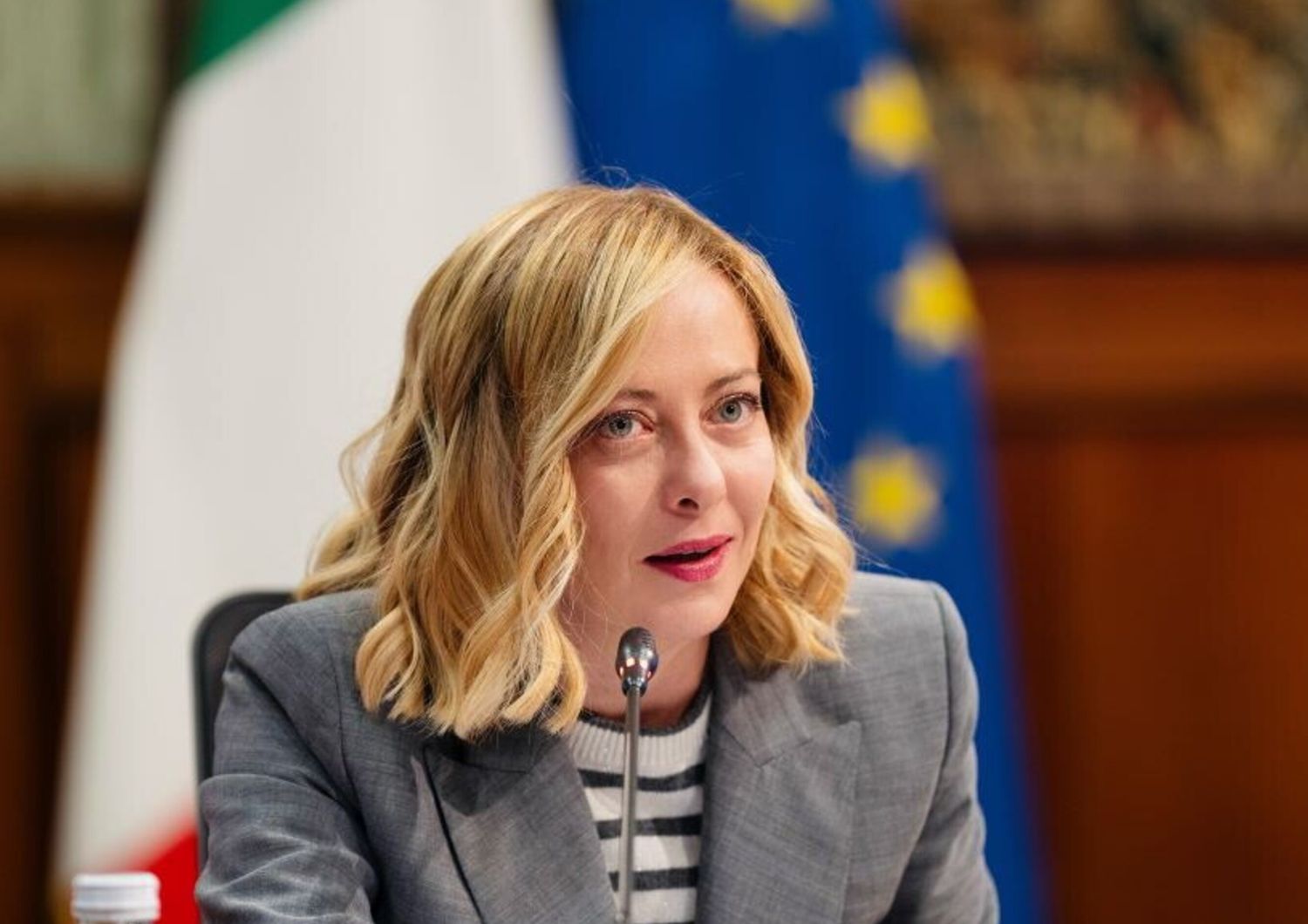 La premier Giorgia Meloni