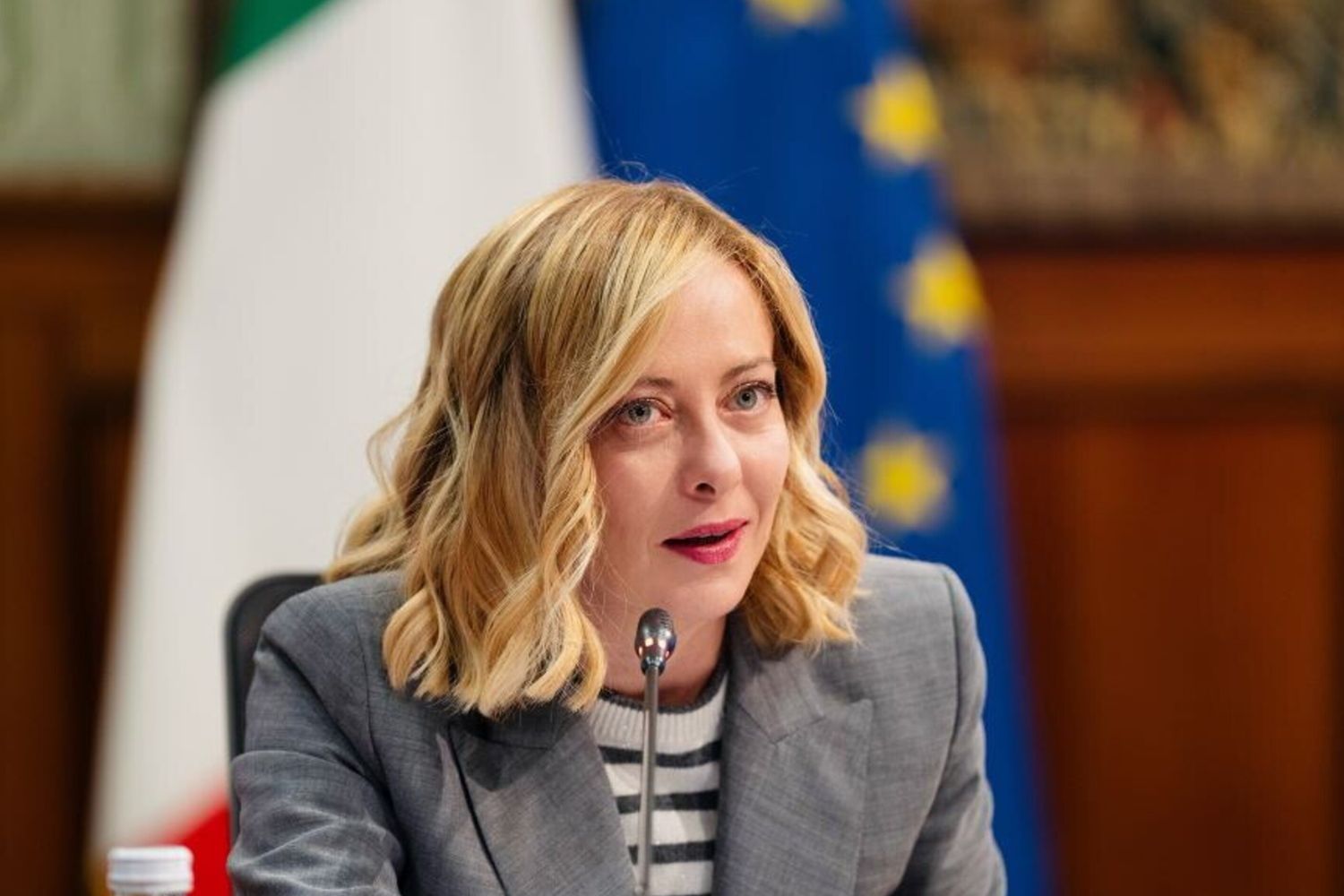 La premier Giorgia Meloni