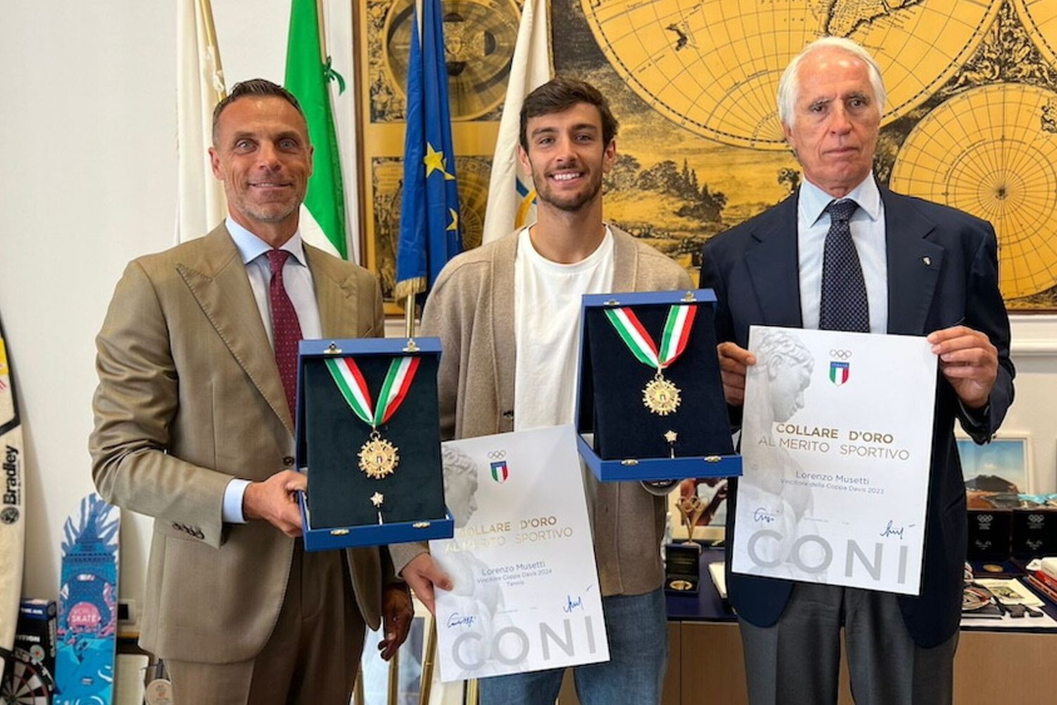 Non c'è solo Sinner. L'Italtennis festeggia Musetti n.9 in classifica