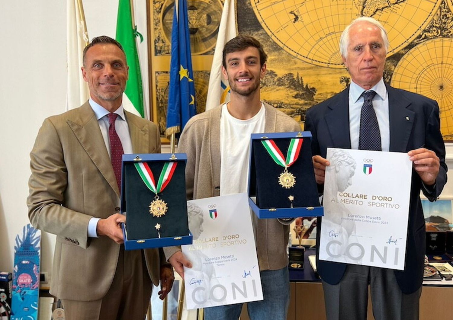 Non c'è solo Sinner. L'Italtennis festeggia Musetti n.9 in classifica