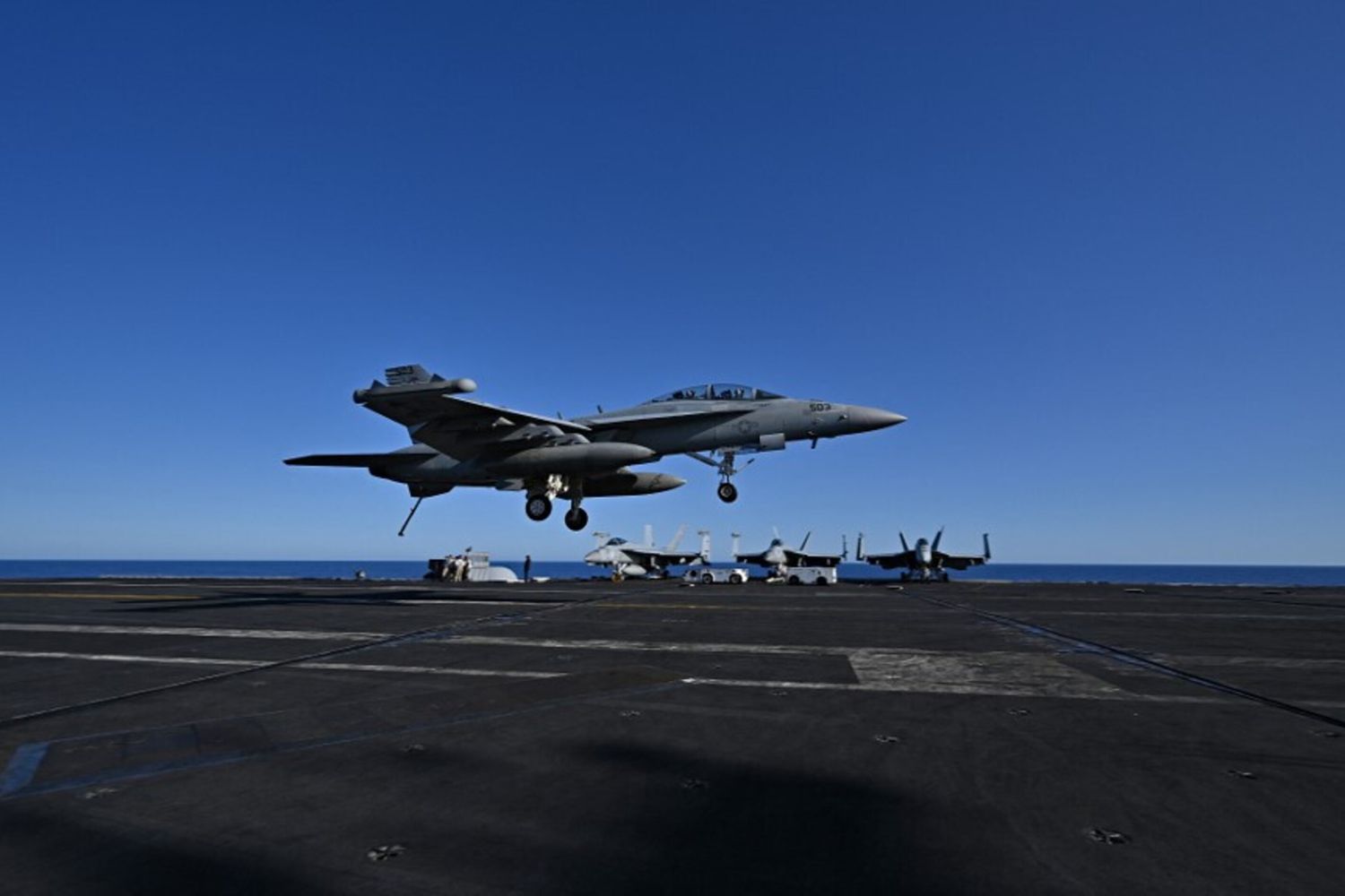 Un caccia F/A-18 Hornet