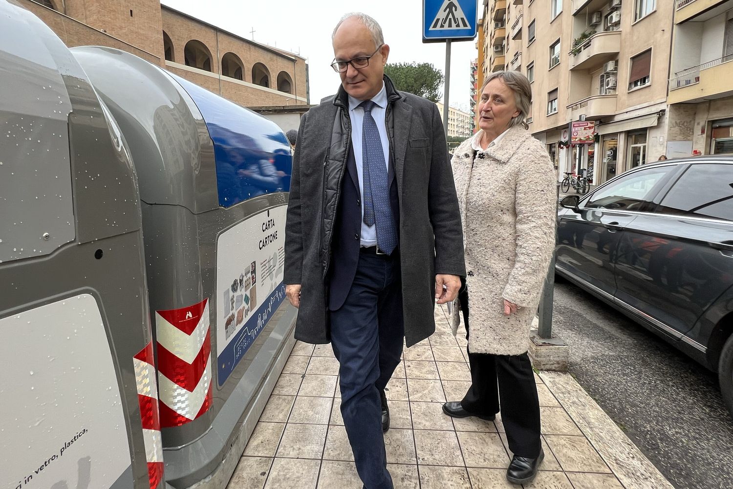Il sindaco di Roma, Roberto Gualtieri