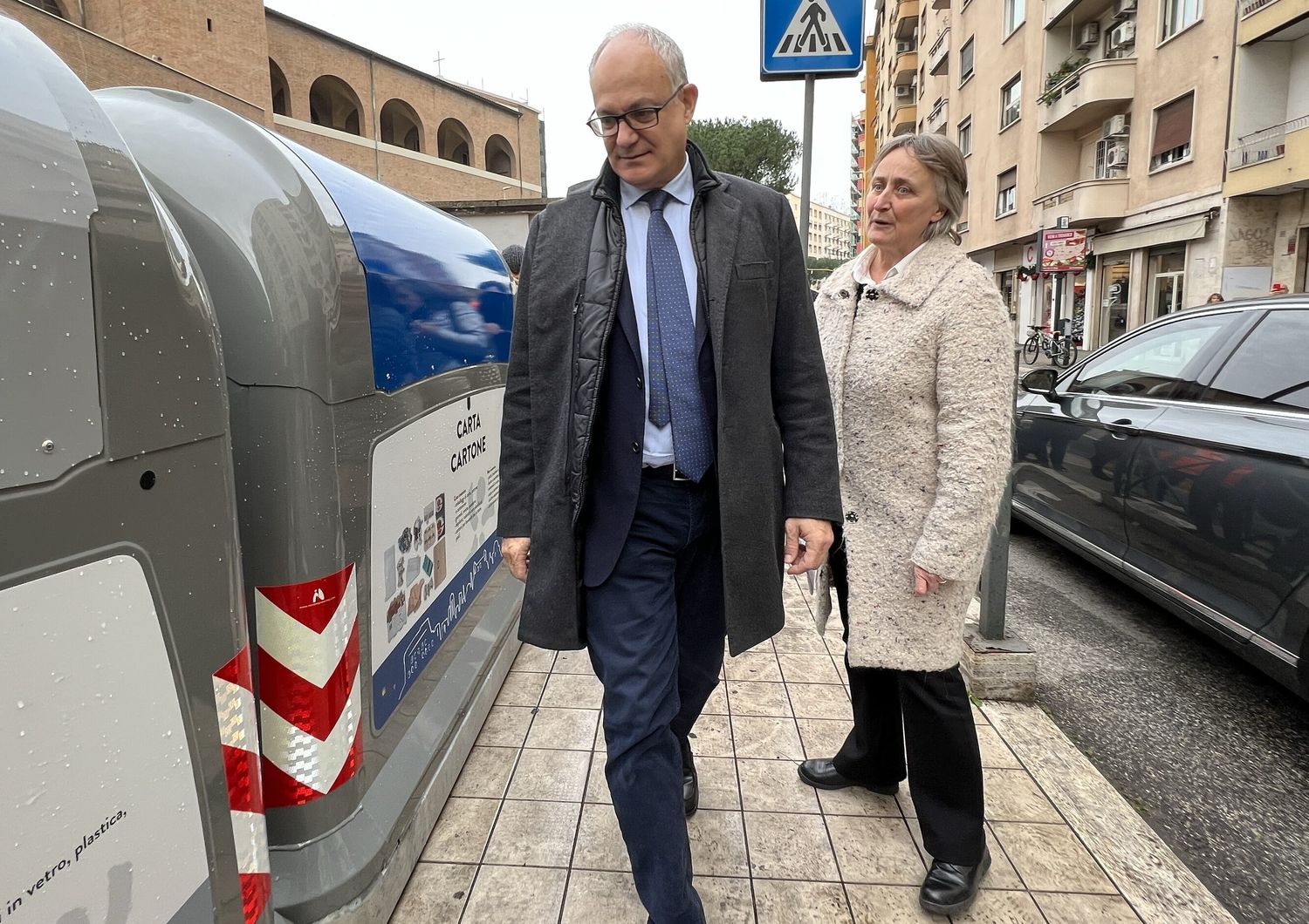 Il sindaco di Roma, Roberto Gualtieri