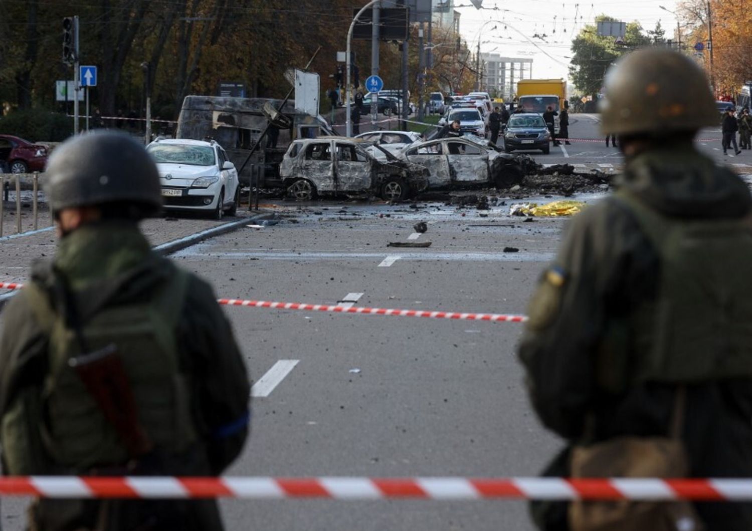 Polizia a Kiev _ immagine repertorio