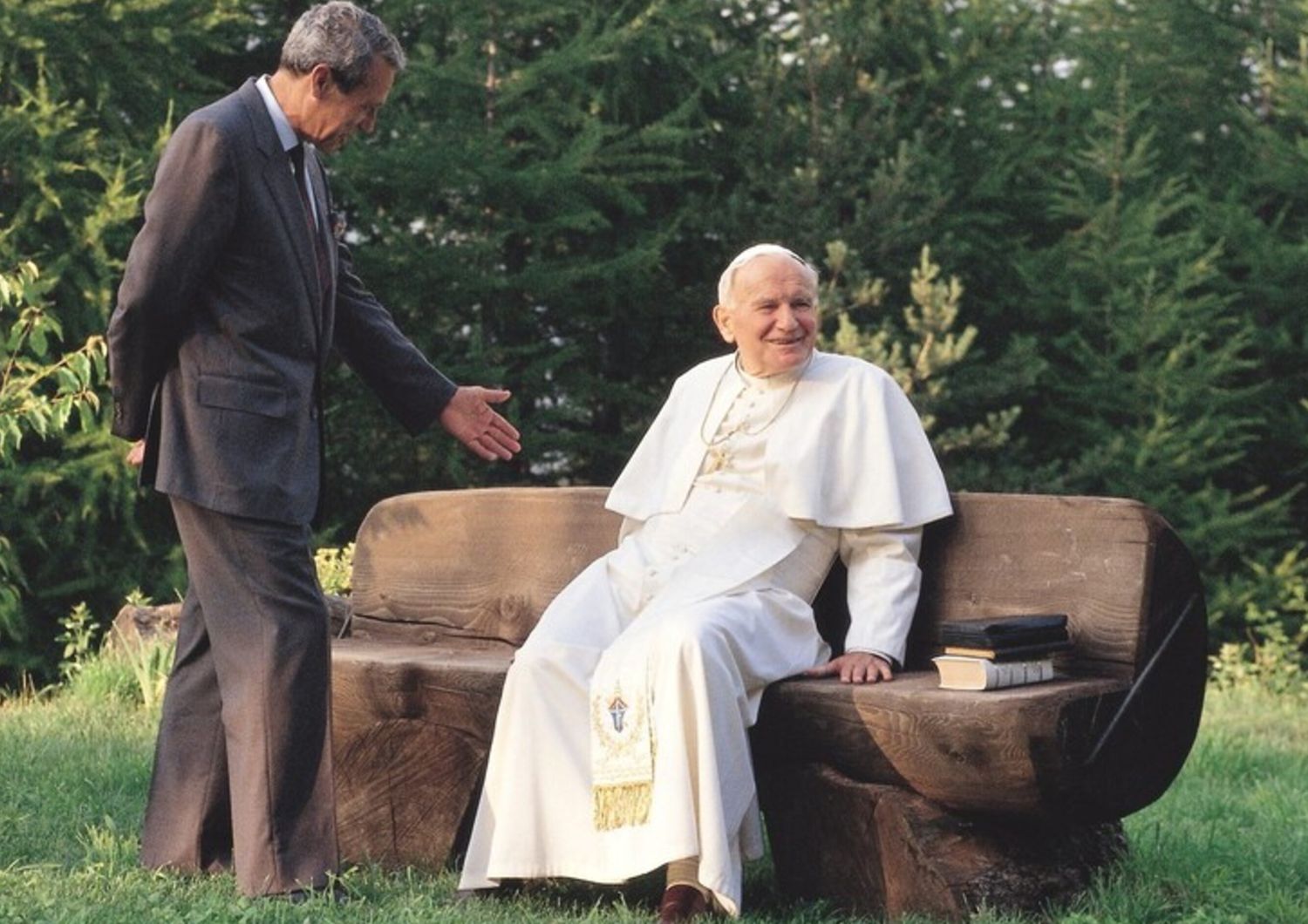 Joaquin Navarro-Valls e Karol Wojtyla