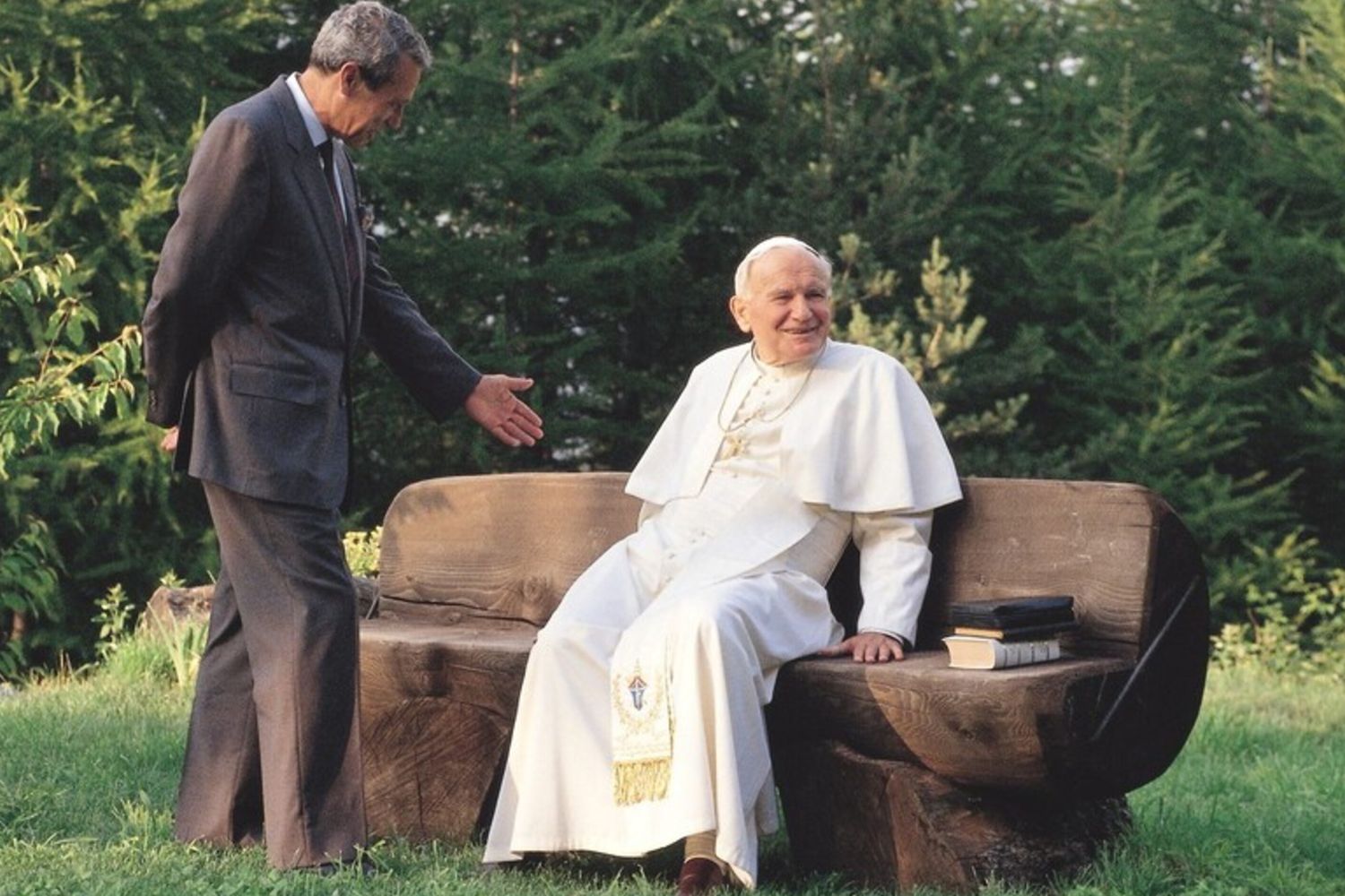 Joaquin Navarro-Valls e Karol Wojtyla