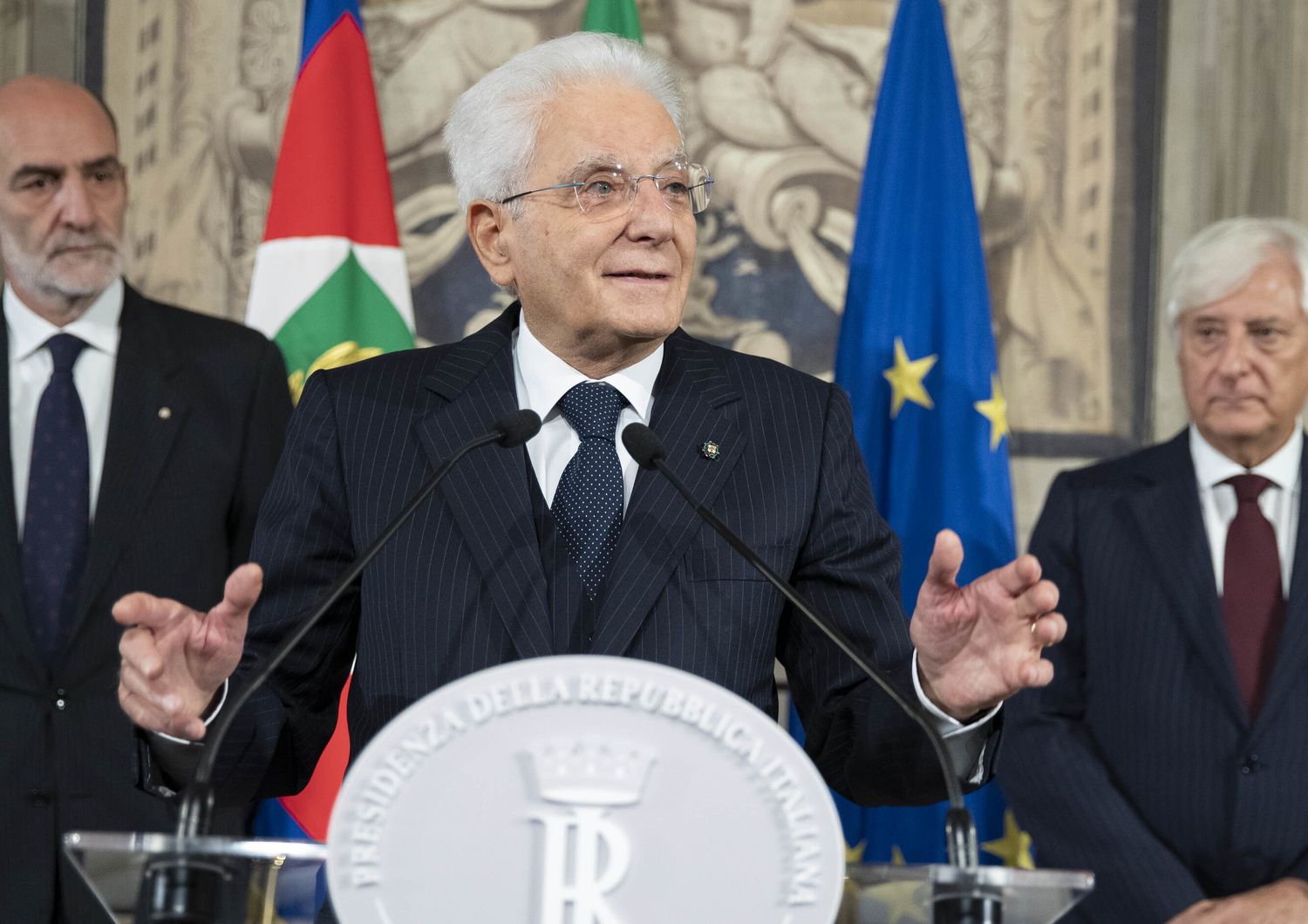 Il presidente Sergio Mattarella&nbsp;