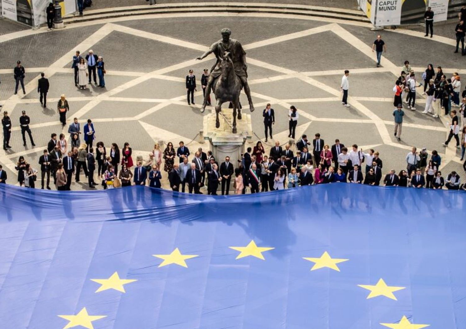 La bandiera dell'Unione europea