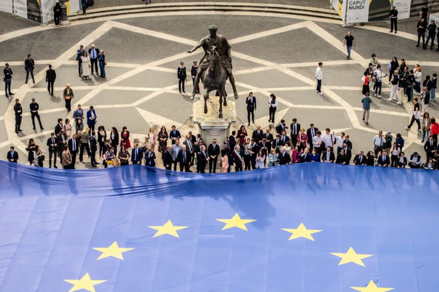 La bandiera dell'Unione europea