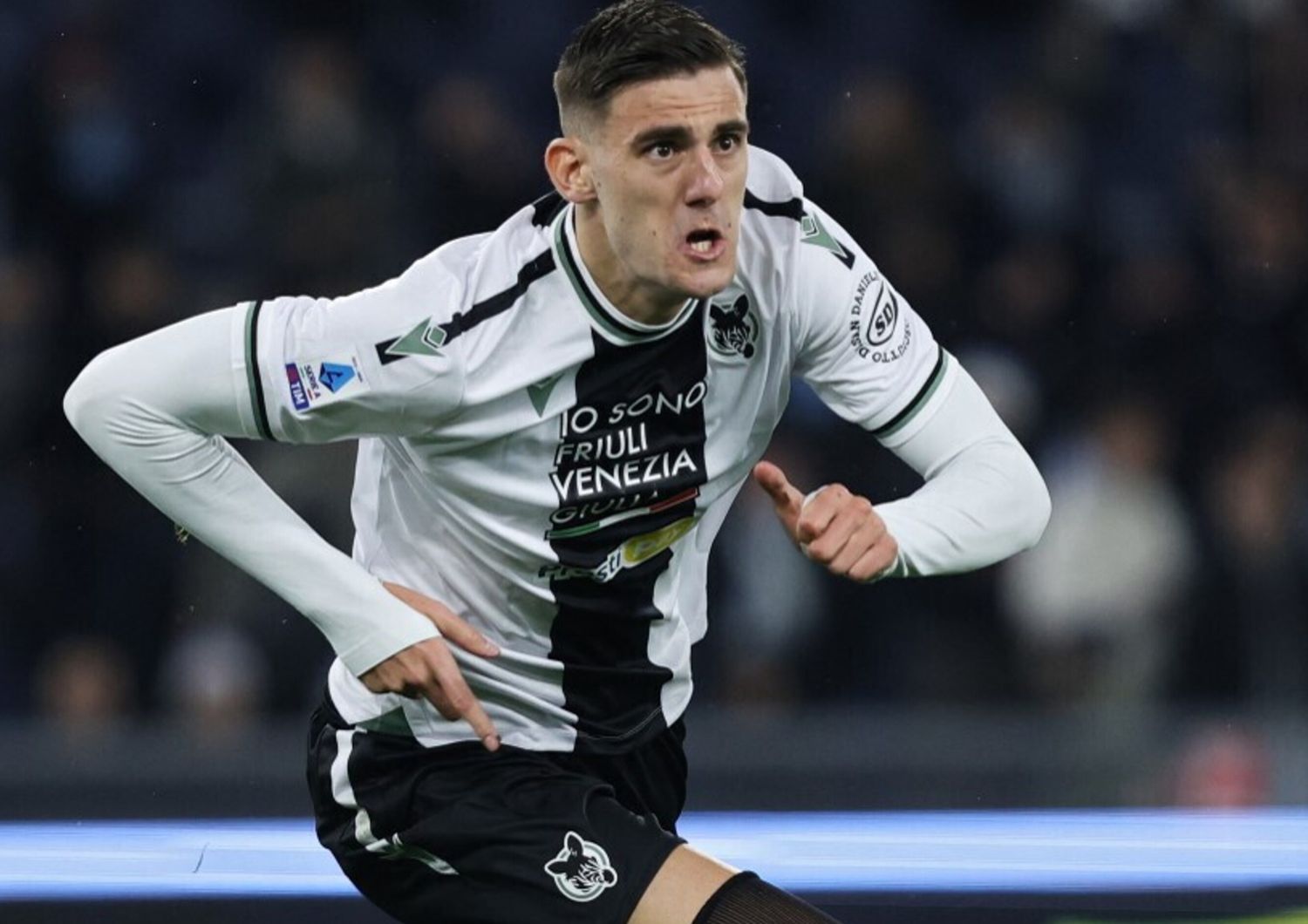 Lorenzo Lucca, attaccante dell'Udinese