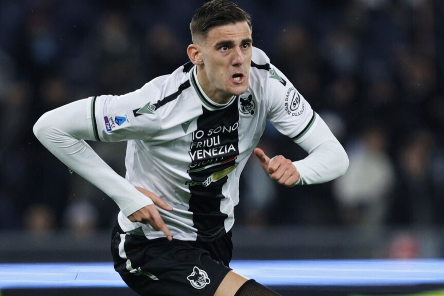 Lorenzo Lucca, attaccante dell'Udinese