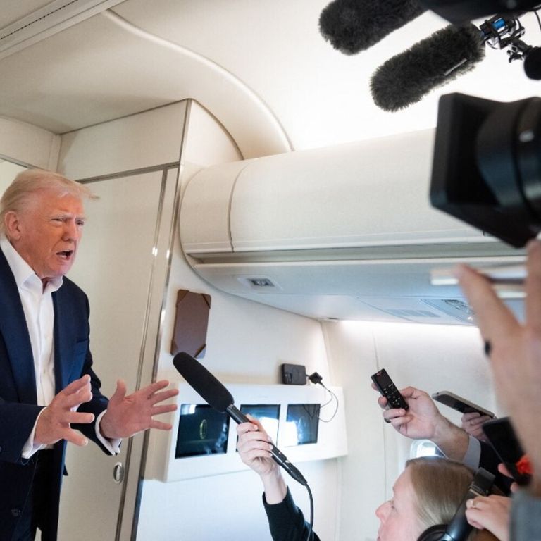 Trump e l'aereo di lusso dal Qatar