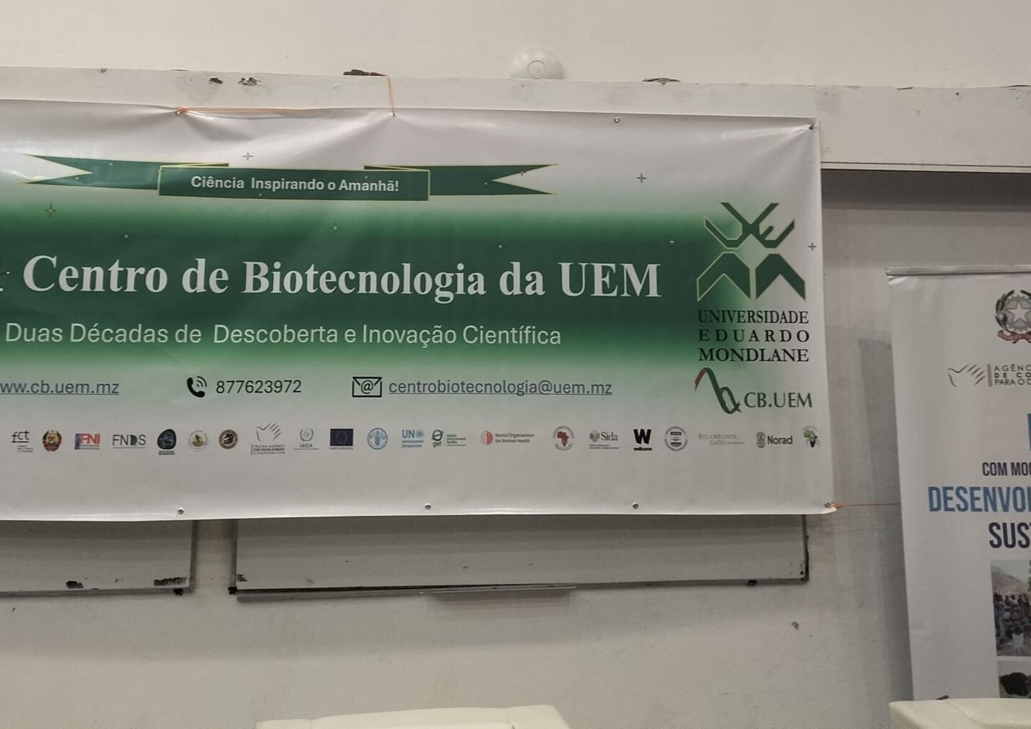 Le Centre universitaire de Biotechnologie de Maputo fête ses 20 ans, l'Italie dans sa fondation