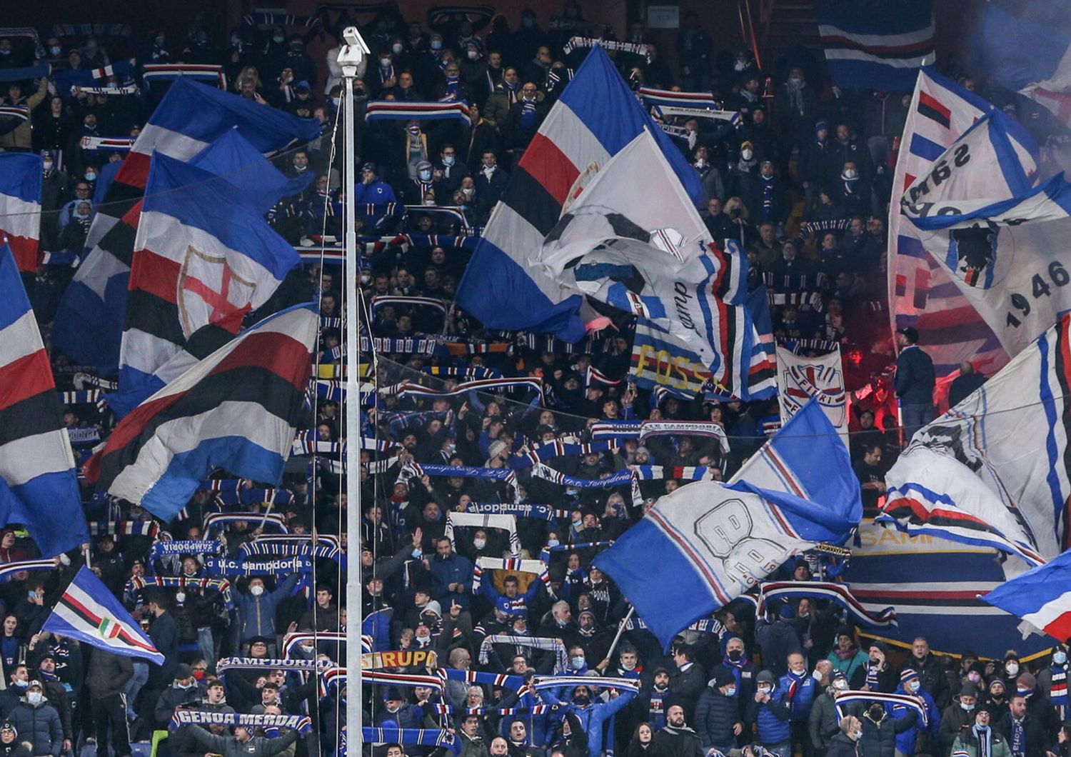 La tifoseria della Sampdoria