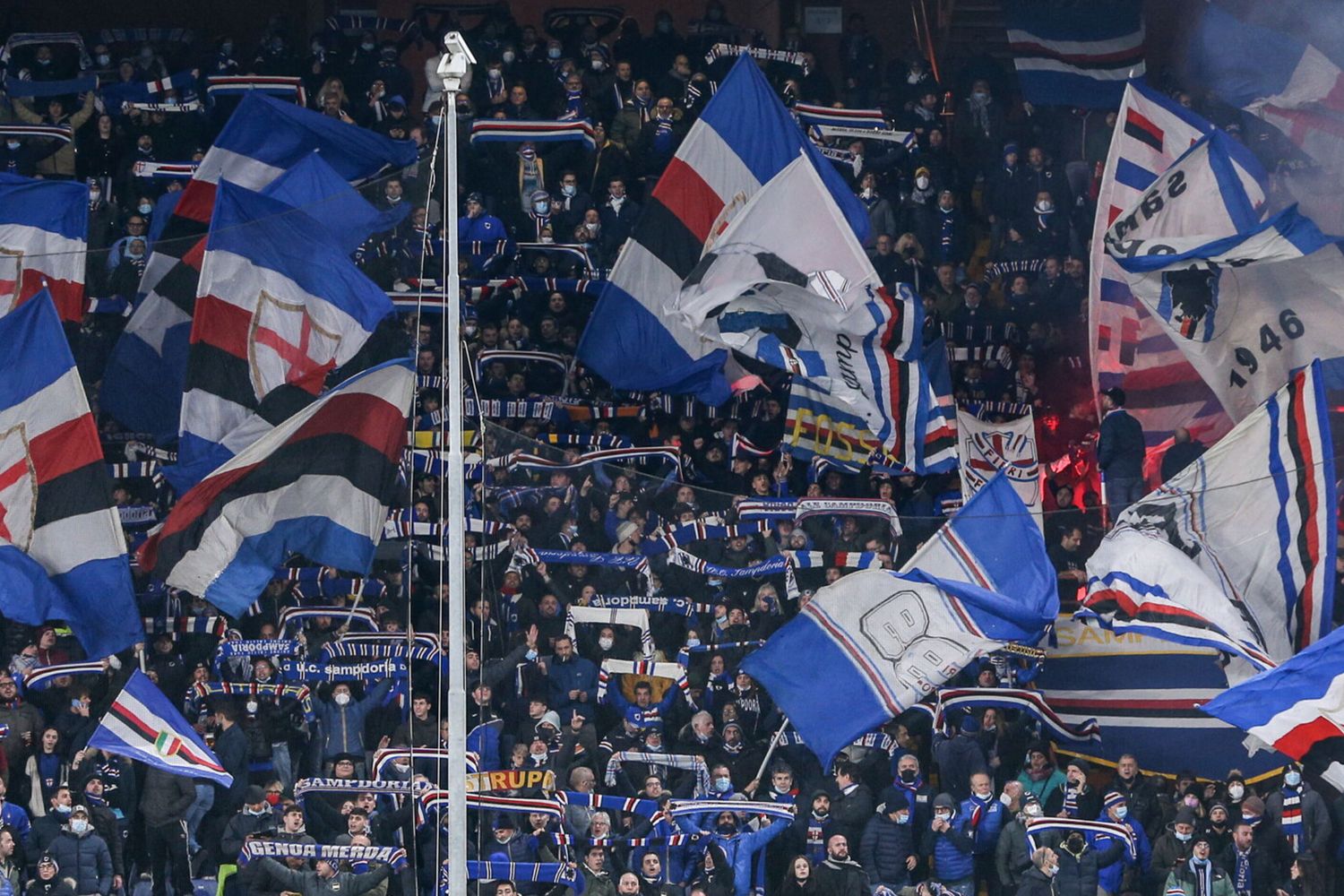 La tifoseria della Sampdoria