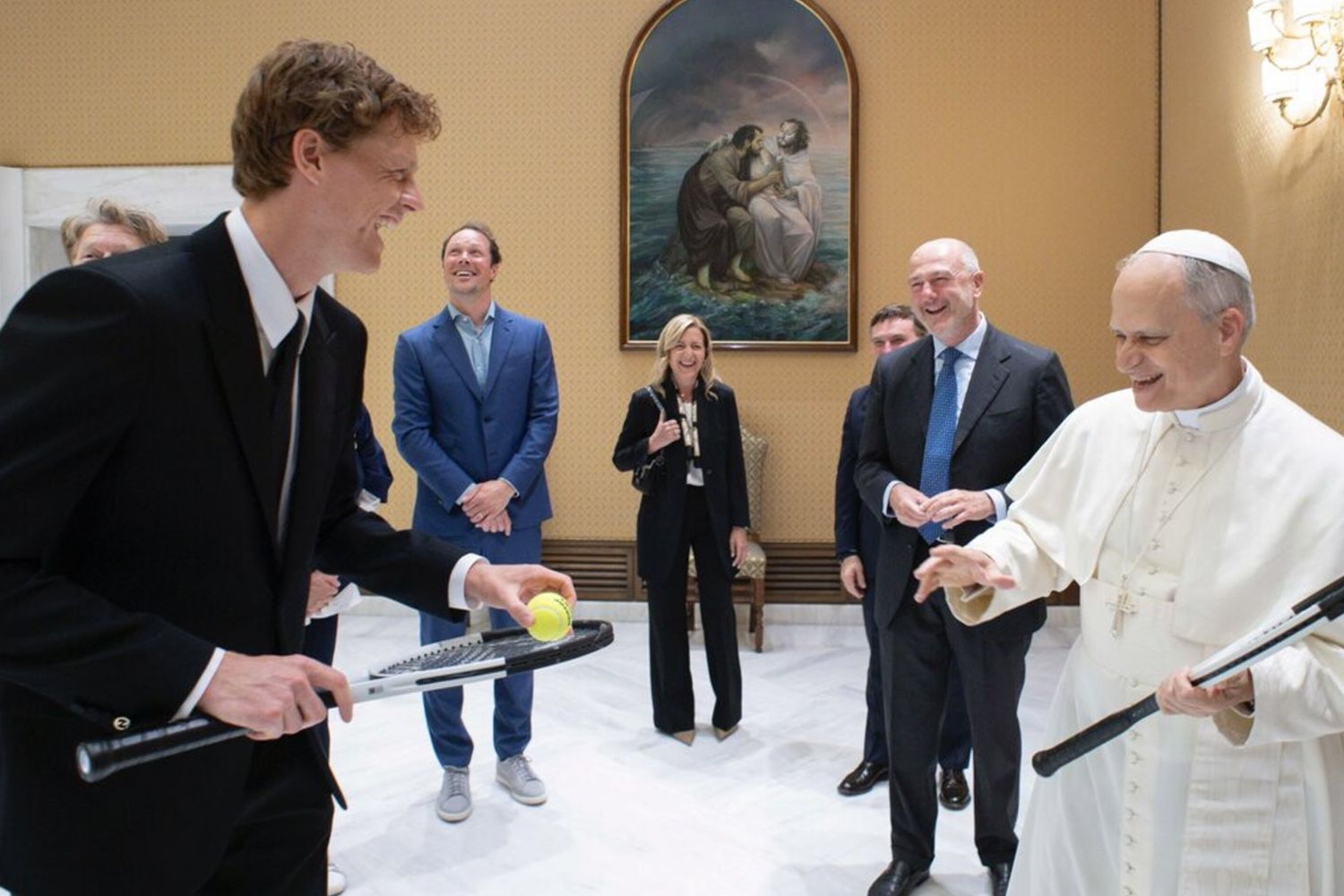 Jannik Sinner da Papa Leone XIV