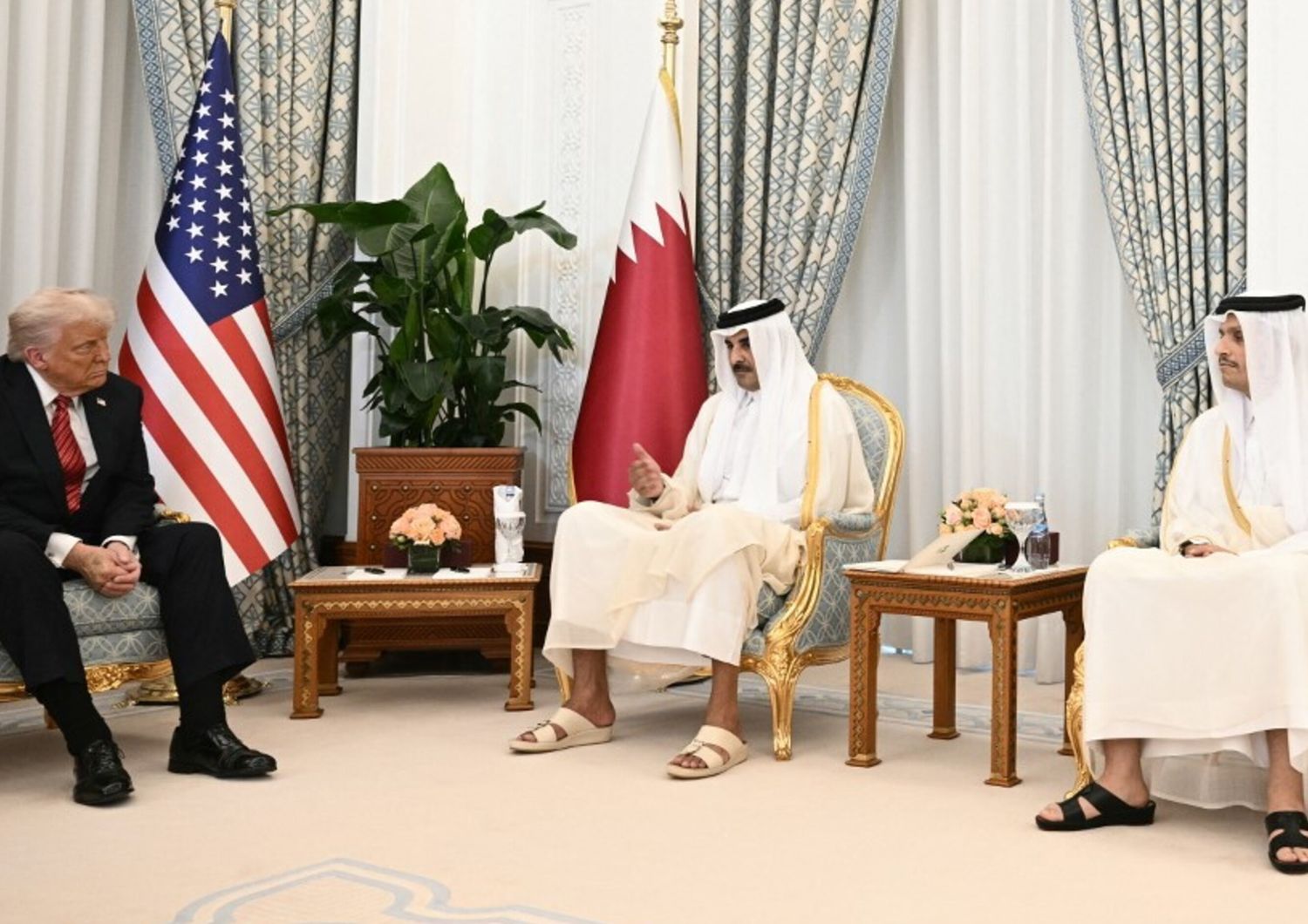 Donal d Trump in Qatar