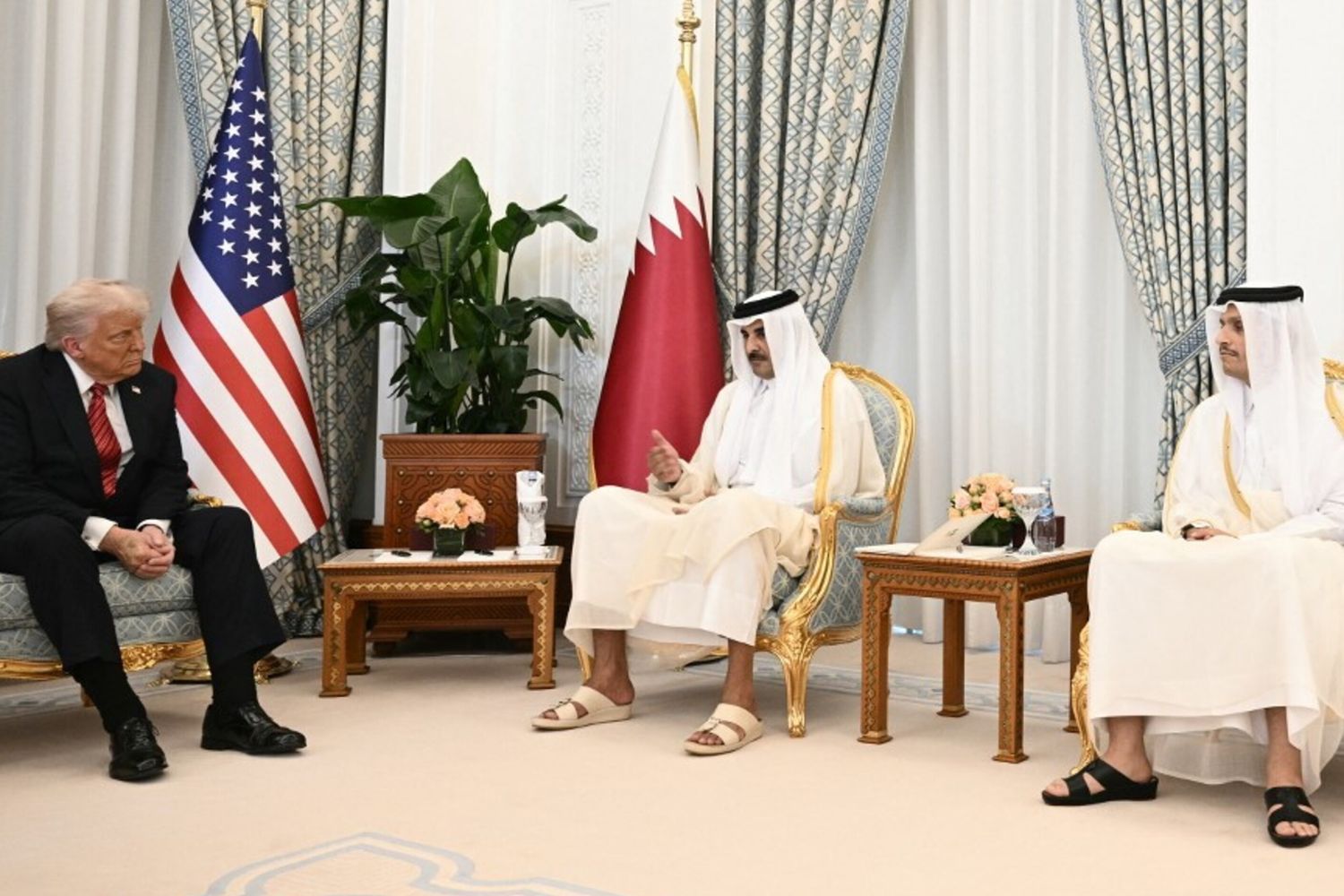 Donal d Trump in Qatar