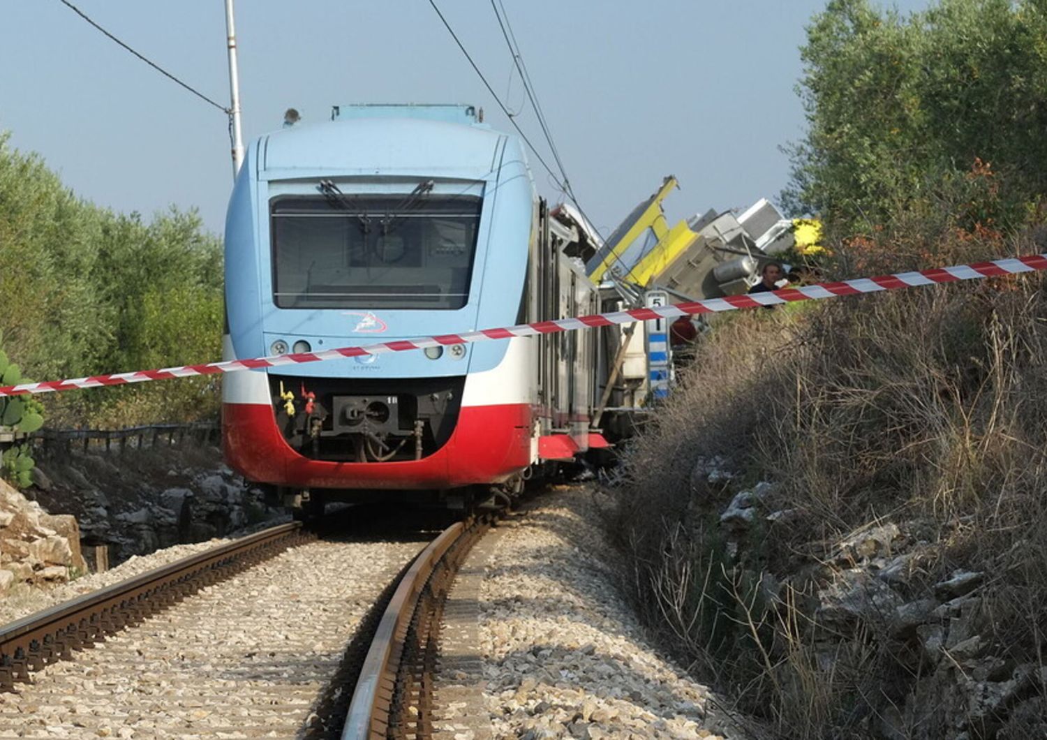 Treno regionale sulla Ruvo-Corato, 13 luglio 2016