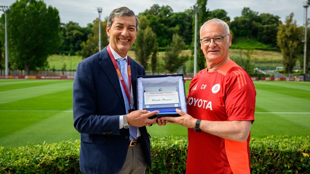 A Claudio Ranieri il premio Giuseppe Colalucci