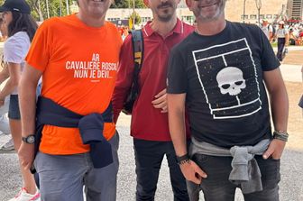 Sinner e il cavaliere nero di Proietti che diventa &quot;roscio&quot;